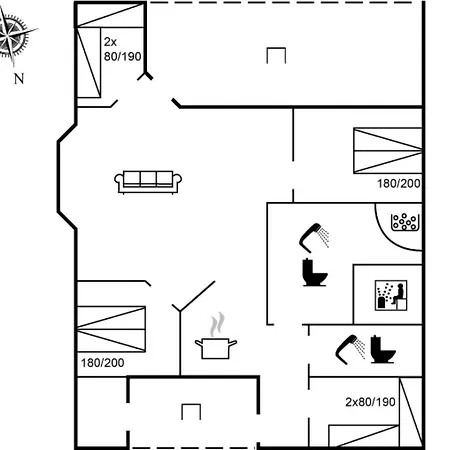 Gith - 800m From The Sea By Interhome * Bøtø By